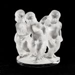 967 1084 Skulptur i glas